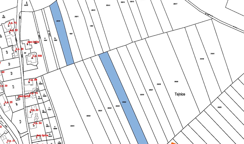 Prodej pozemku 891 m², Církvice – náhled fotky 2