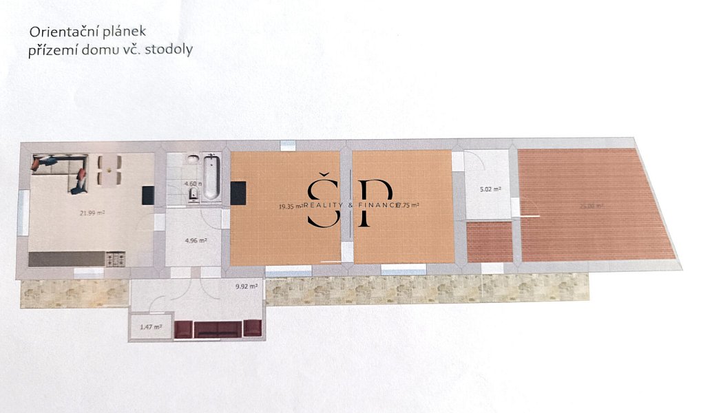 Prodej chaty/chalupy 240 m² s pozemkem 386 m², Hlohovice – náhled fotky 17