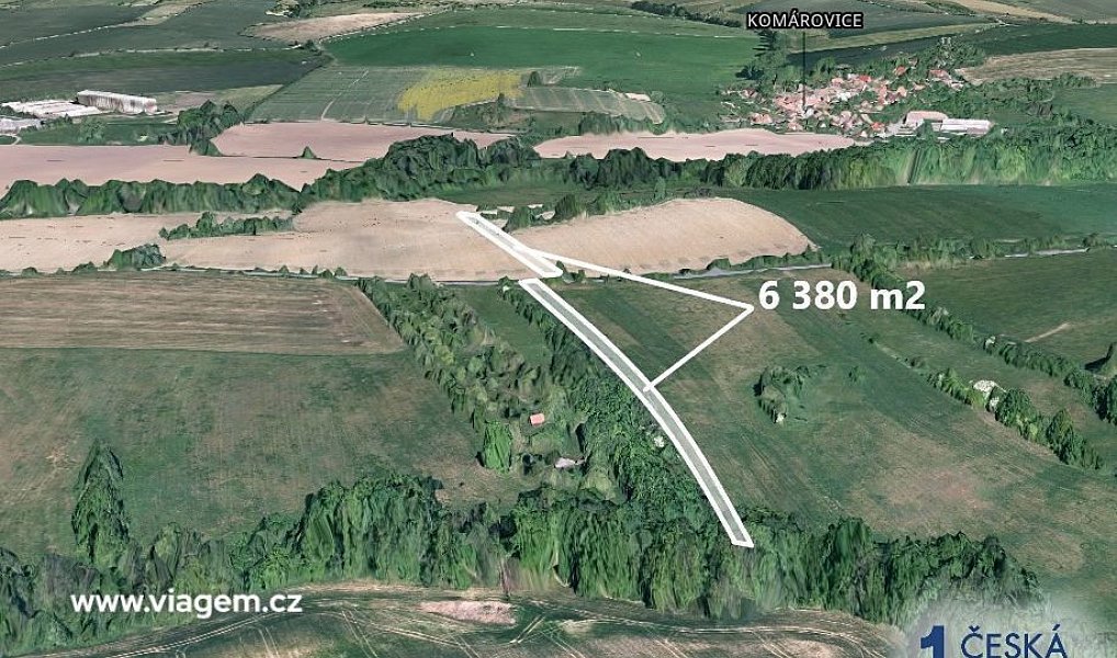 Prodej pole 4 275 m², Kelč – náhled fotky 2