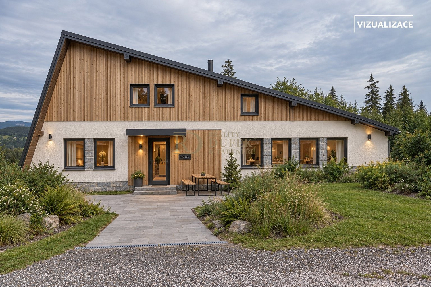 Prodej ubytovacího objektu 450 m² – fotografie 2