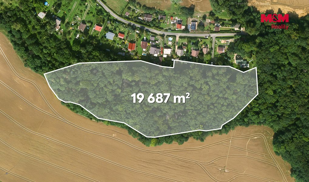 Prodej lesa 49 399 m², Libochovice – náhled fotky 4