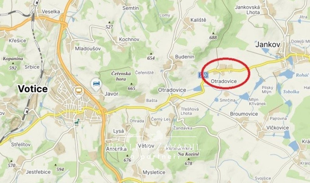 Prodej stavebního pozemku 1 230 m², Jankov – náhled fotky 16