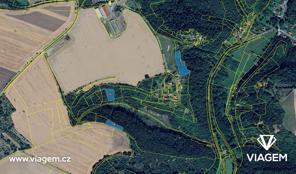Prodej zahrady 8 390 m², Kokořín – náhled fotky 4