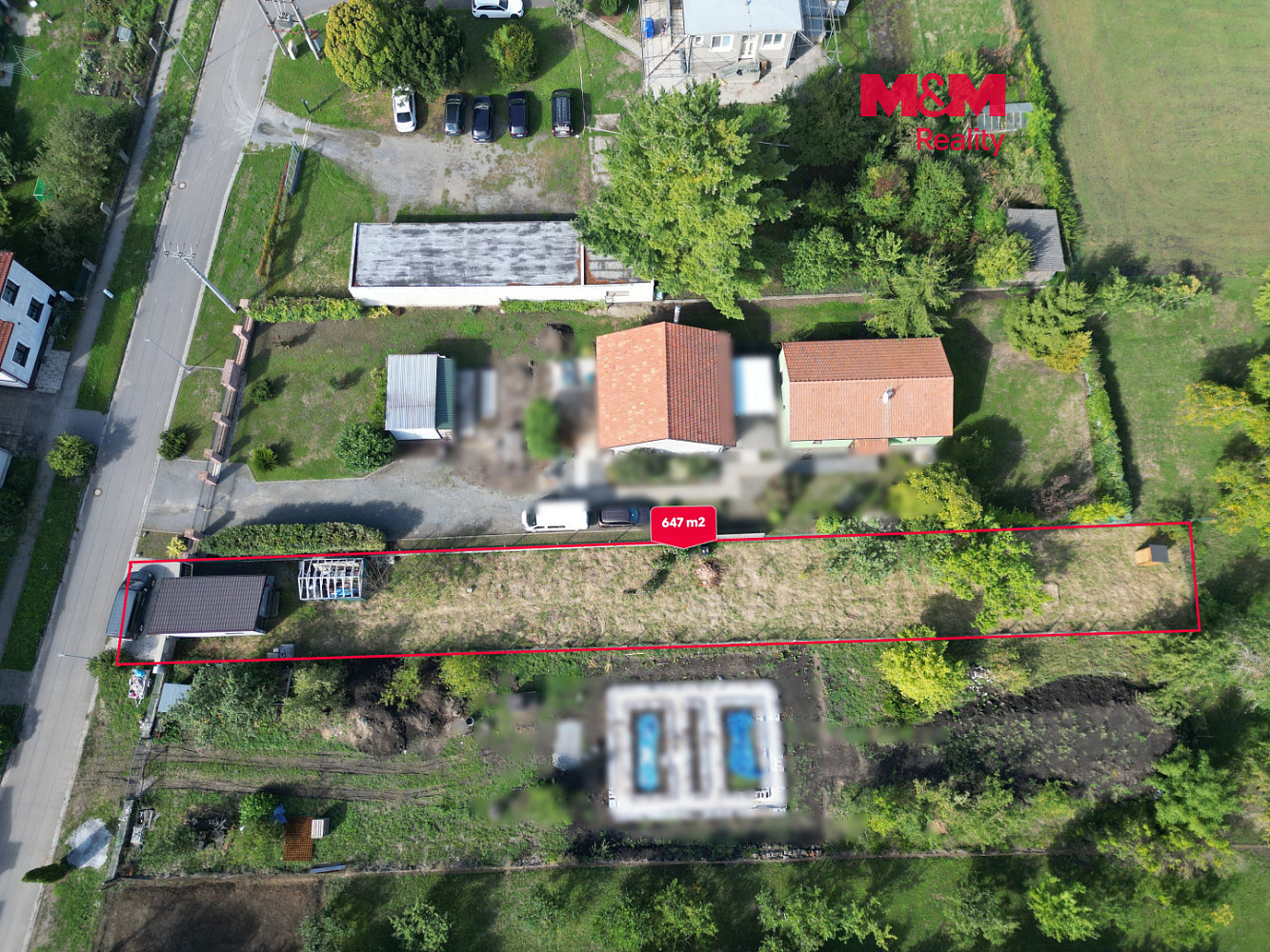 Prodej zahrady 647 m²