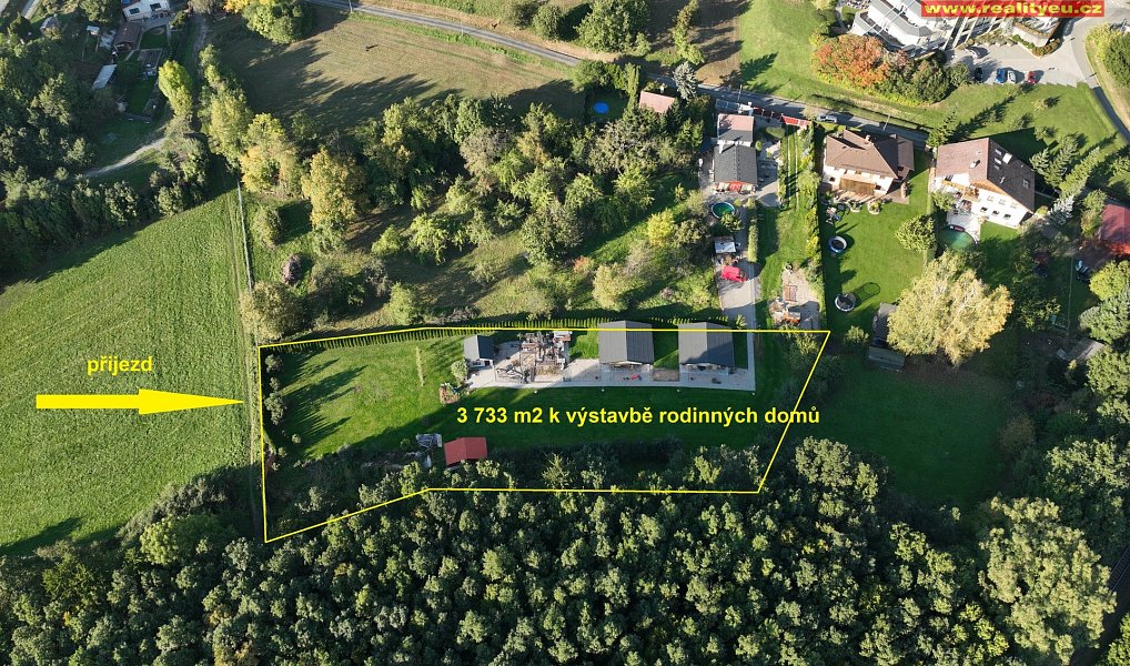 Prodej stavebního pozemku 3 733 m², Česká Skalice – náhled fotky 3