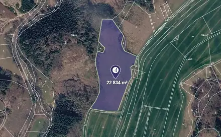 Prodej louky 22 834 m², Kunštát, okres Blansko