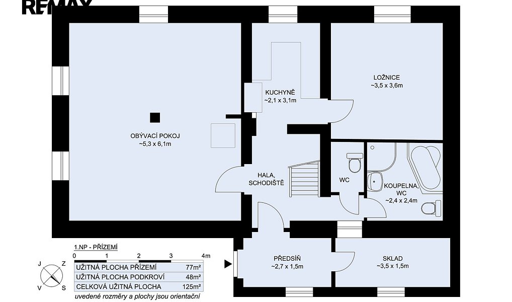 Prodej domu 90 m² s pozemkem 583 m², Horní Planá – náhled fotky 7