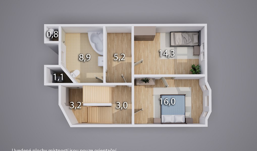 Prodej domu 150 m² s pozemkem 100 m², Trmice – náhled fotky 34