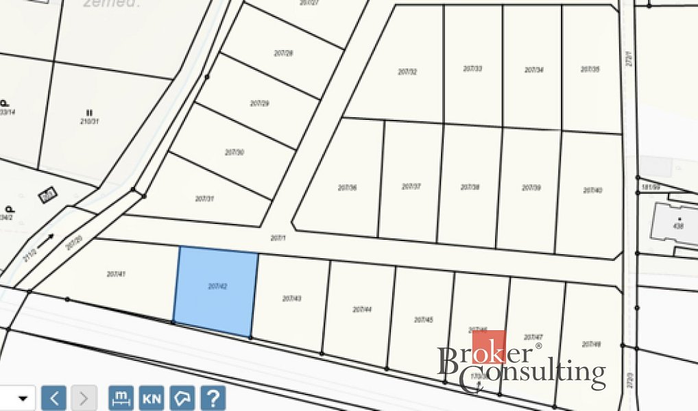 Prodej stavebního pozemku 589 m², Srbice – fotka 1 z 3