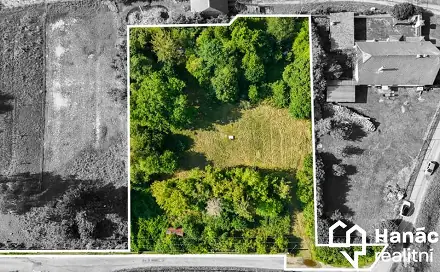 Prodej stavebního pozemku 3 462 m², Bouzov, okres Olomouc