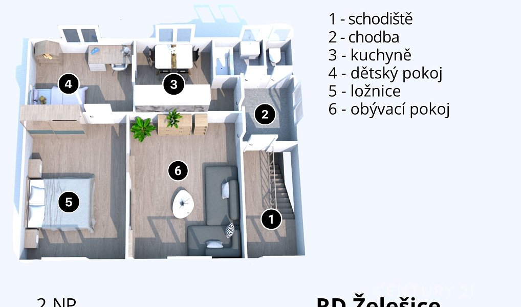 Prodej domu 190 m² s pozemkem 598 m², Želešice – náhled fotky 26