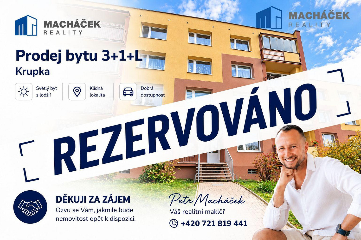 Prodej bytu 3+1 63 m²