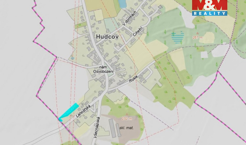 Prodej pole 2 914 m², Teplice – náhled fotky 2