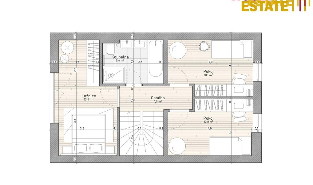 Prodej domu 93 m² s pozemkem 237 m², Holubice – náhled fotky 27