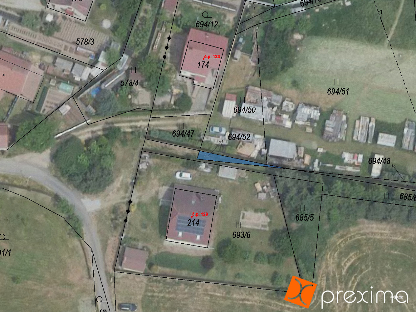 Prodej pozemku 3 m²