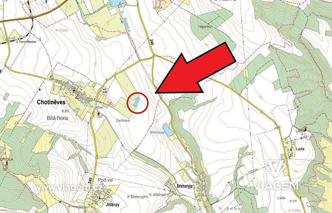 Prodej pole 2 796 m²