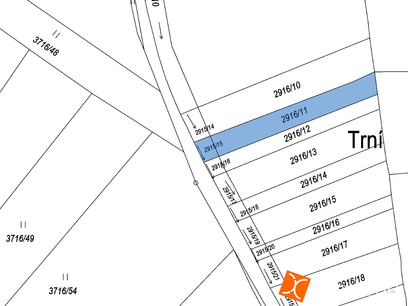 Prodej pole 1 507 m² – fotografie 4