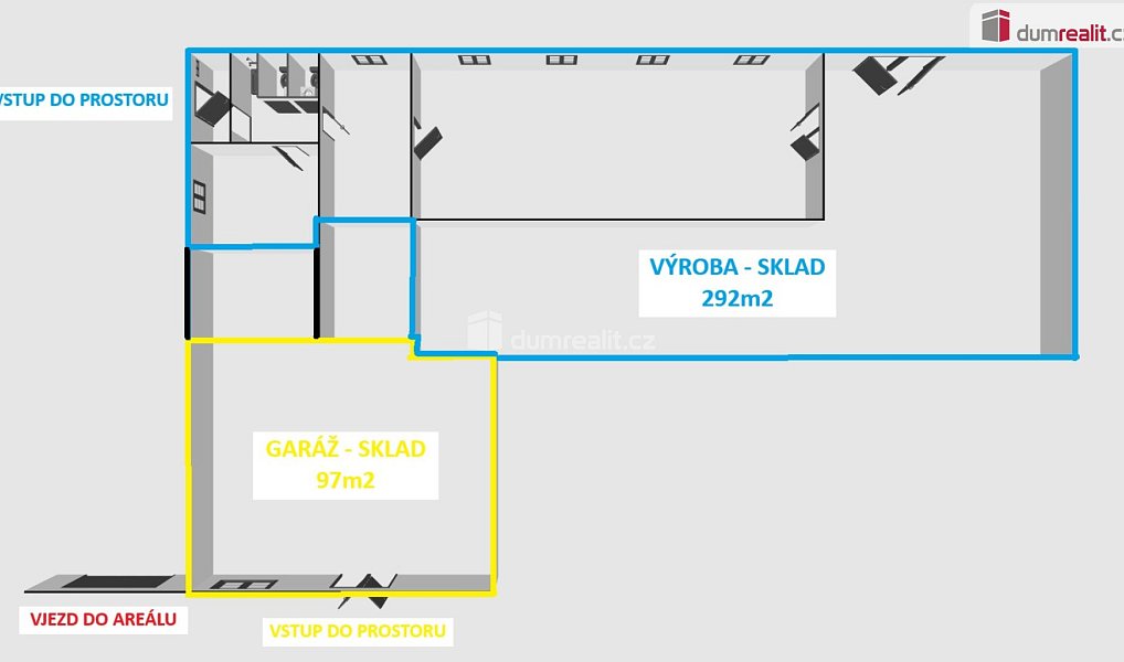 Pronájem výrobních prostor 292 m², Podivín – náhled fotky 6