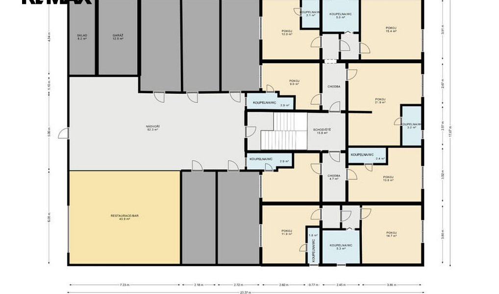 Prodej ubytovacího objektu 655 m², Dolní Dunajovice – náhled fotky 32