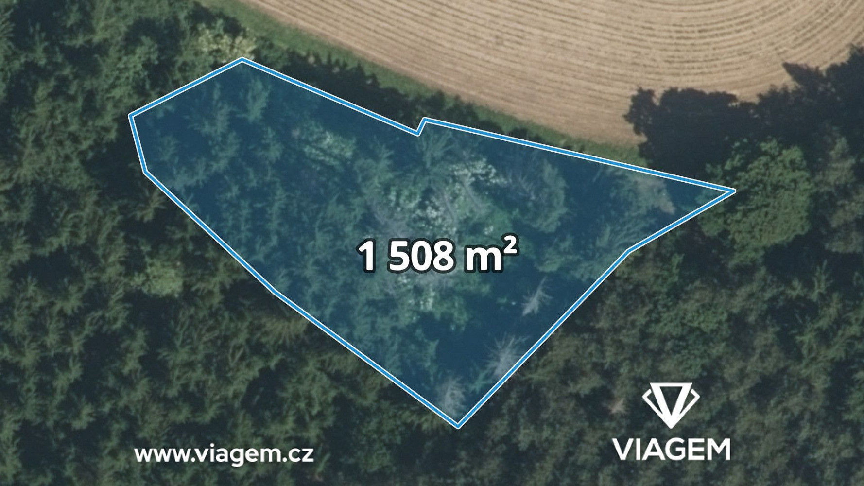 Prodej lesa 1 508 m²