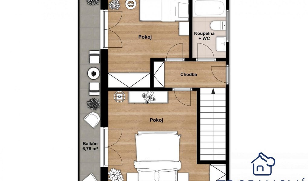 Prodej chaty/chalupy 75 m² s pozemkem 276 m², Sázava – náhled fotky 18