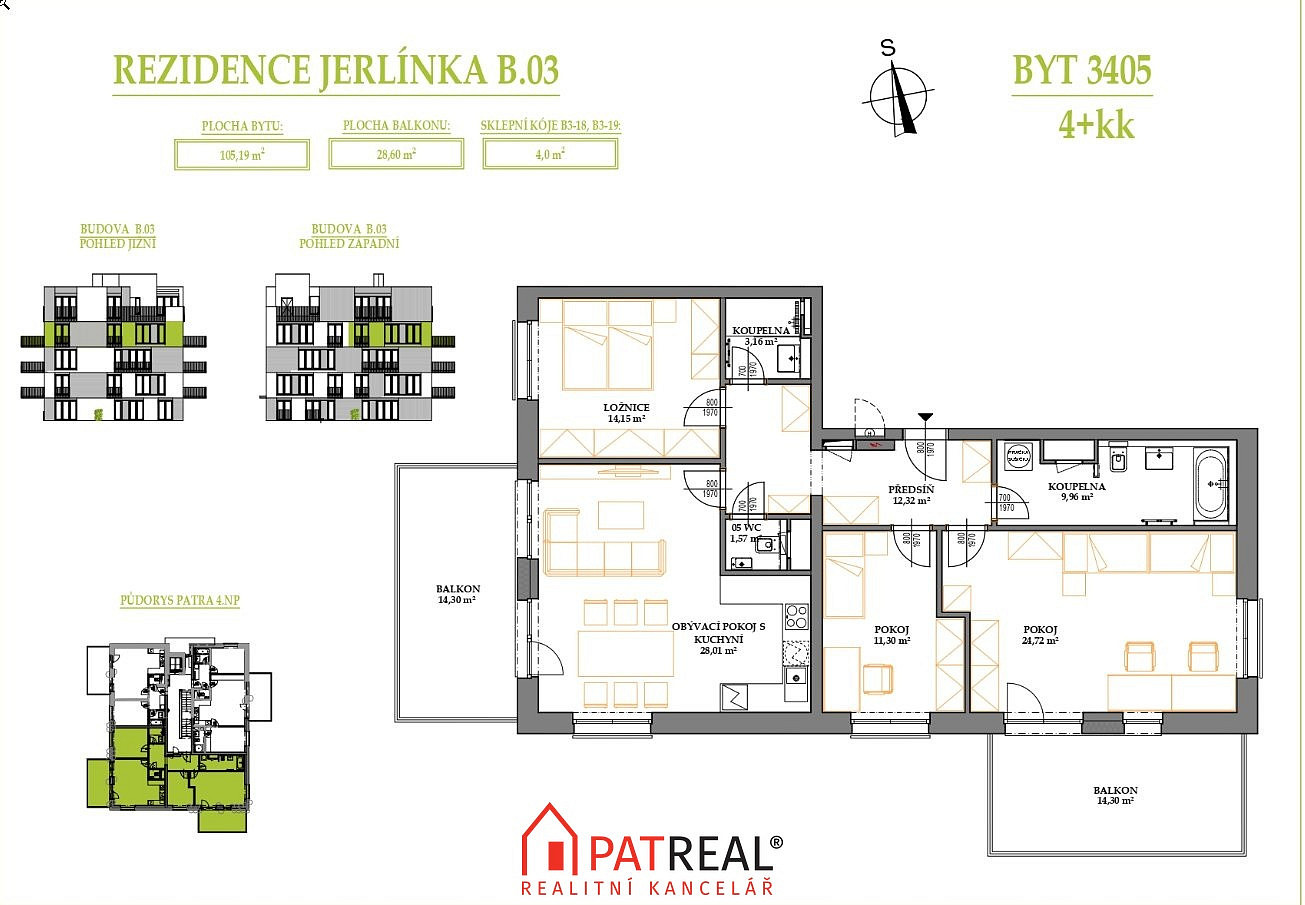 Prodej bytu 4+kk 133 m² — photo 2