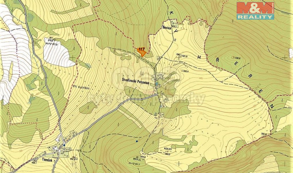Prodej lesa 2 465 m², Stvolínky – náhled fotky 2