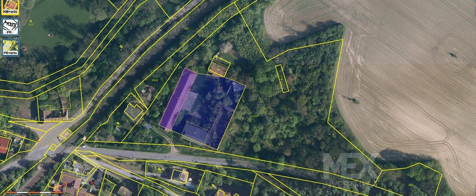 Prodej stavebního pozemku 16 429 m² – pohled 6