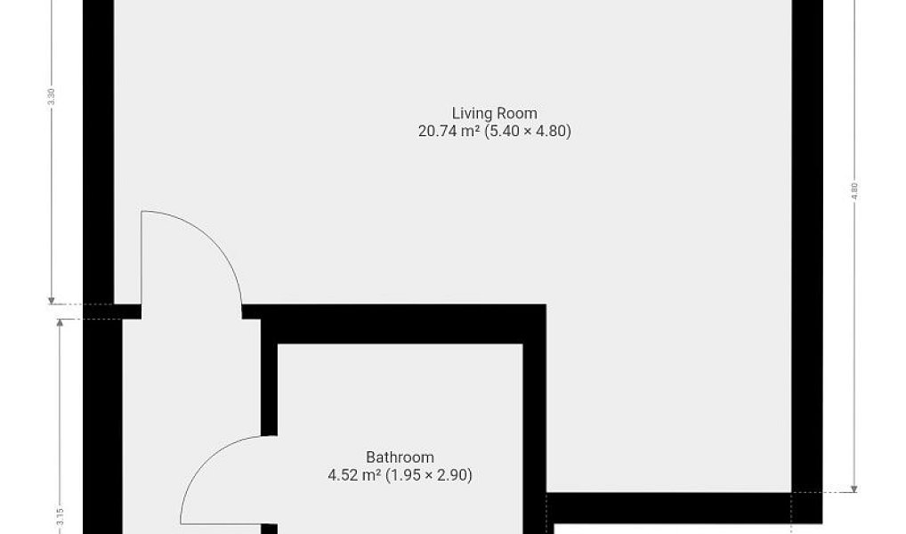 Pronájem bytu 1+kk 32 m², Praha – náhled fotky 10