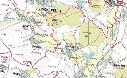 Prodej pole 18 591 m², Smidary - Chotělice, okres Hradec Králové