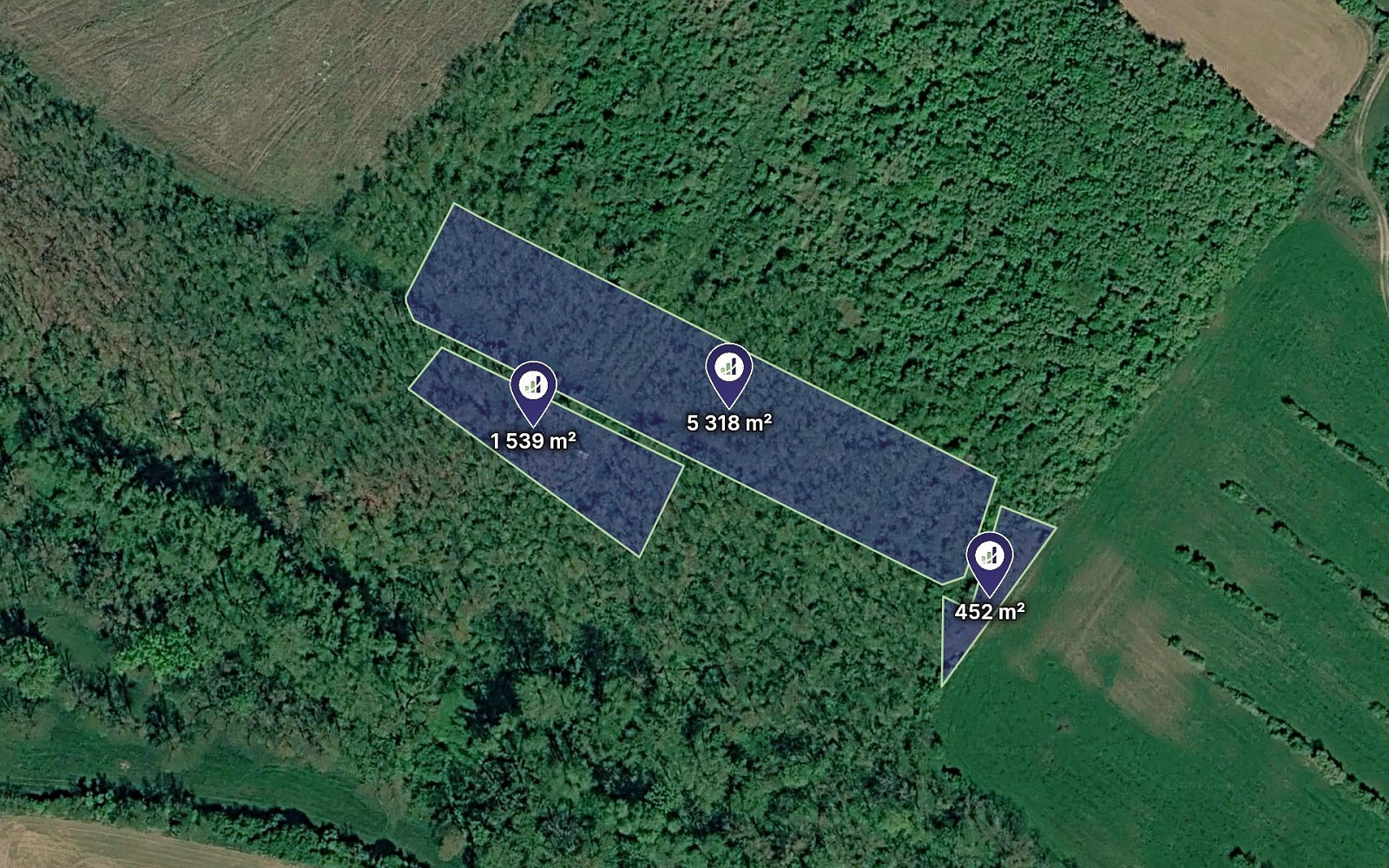 Prodej pole 2 436 m²