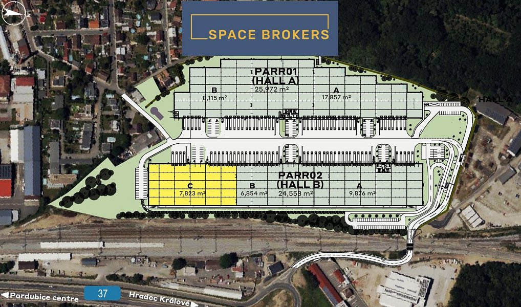 Pronájem skladovacích prostor 7 823 m², Pardubice – náhled fotky 4