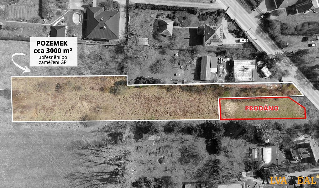 Prodej stavebního pozemku 3 000 m², Veverská Bítýška – náhled fotky 4
