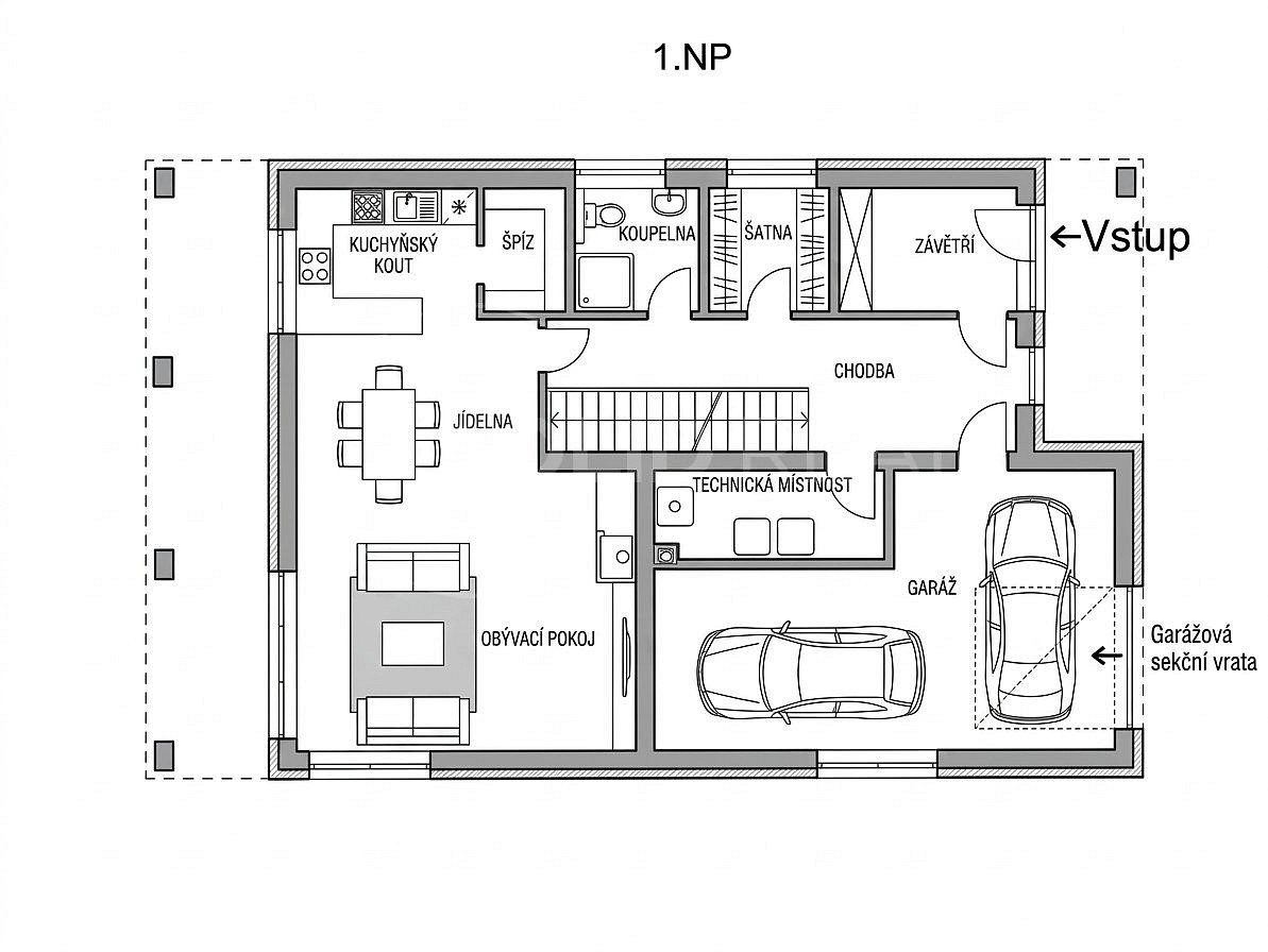 Prodej domu 219 m² s pozemkem 938 m² – pohled 4