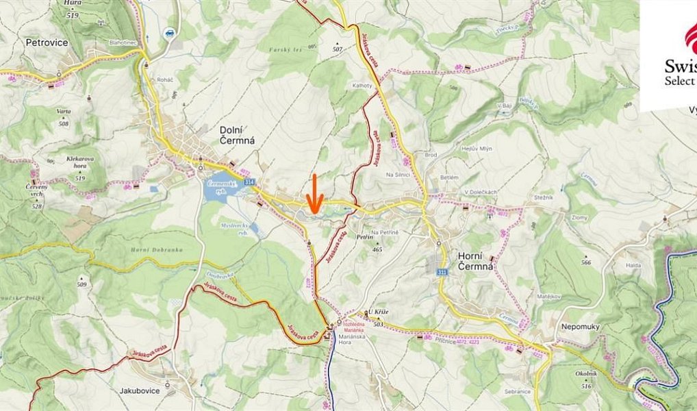 Prodej stavebního pozemku 1 692 m², Dolní Čermná – náhled fotky 5