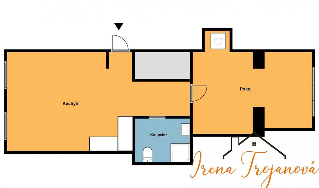 Pronájem bytu 2+kk 47 m², Benešov – náhled fotky 2