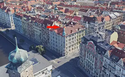 Prodej půdy, Masarykovo nábřeží, Praha 1 - Nové Město