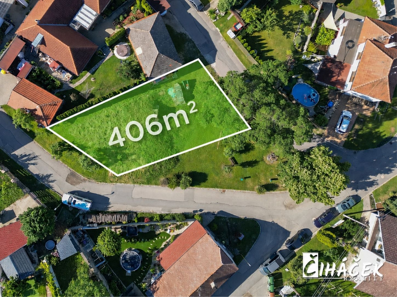 Prodej stavebního pozemku 406 m²