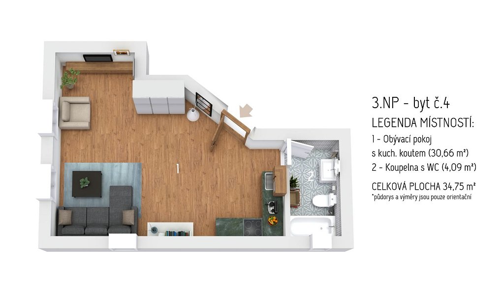 Prodej domu 255 m² s pozemkem 201 m², Hostinné – náhled fotky 30