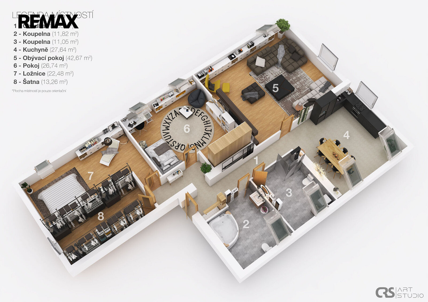 Pronájem bytu 4+1 37 m² – fotografie 4