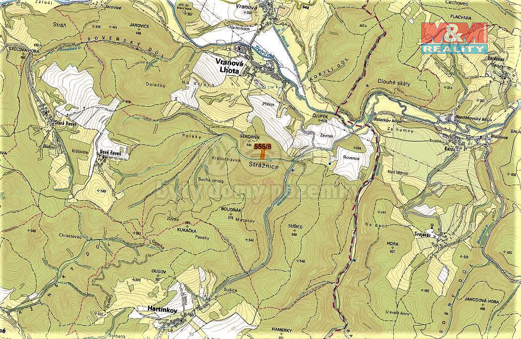 Prodej lesa, 2021 m², Vranová Lhota – pohled 2