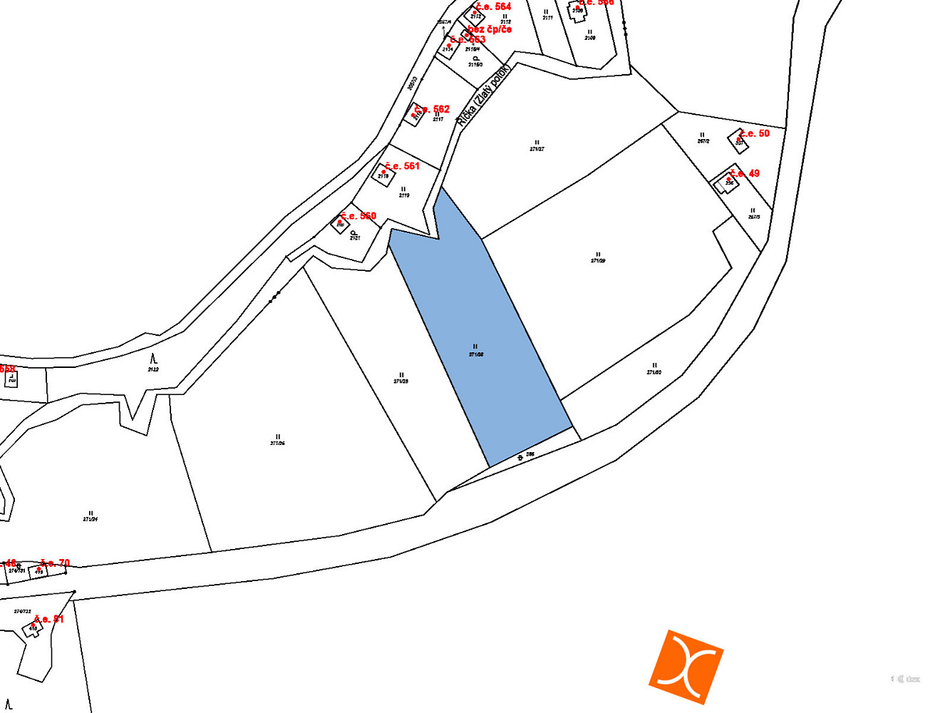 Prodej komerčního pozemku 1 842 m² – fotografie 2