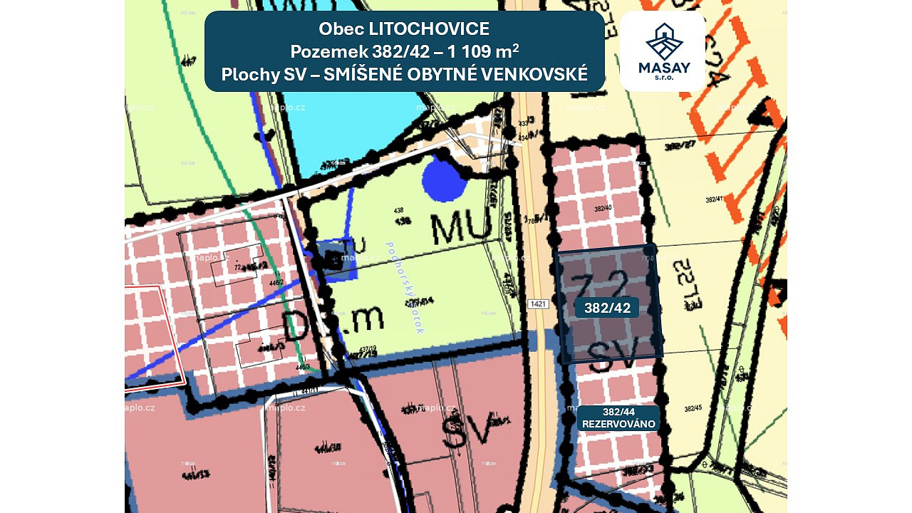 Prodej stavebního pozemku 1 109 m² – fotografie 2