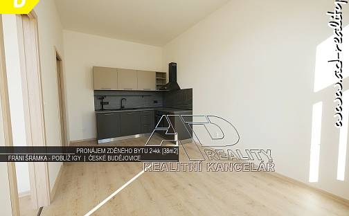 Pronájem bytu 2+kk 38 m², Fráni Šrámka, České Budějovice - České Budějovice 3