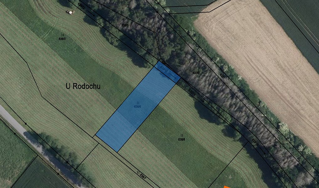 Prodej lesa 9 117 m², Krasonice – náhled fotky 3