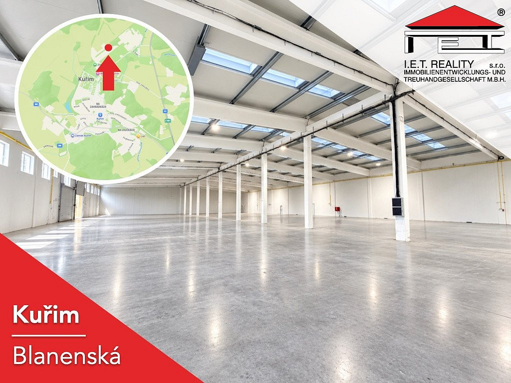 Pronájem skladovacích prostor 864 m²
