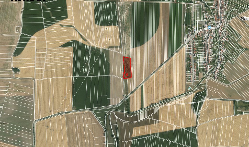 Prodej zahrady 9 203 m², Němčany – náhled fotky 4
