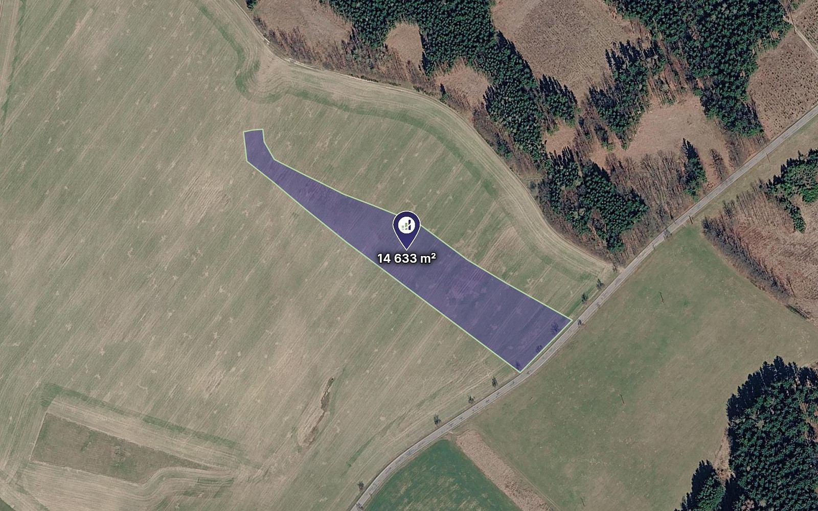 Prodej pole 34 659 m²