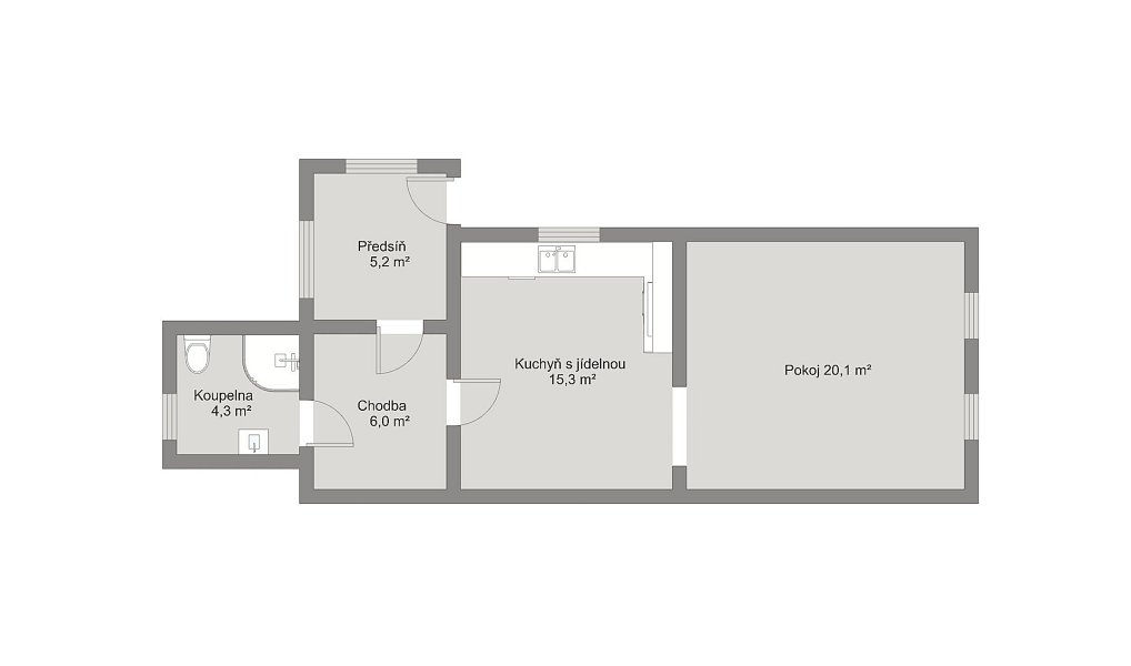 Prodej domu 50 m² s pozemkem 793 m², Velký Osek – náhled fotky 16