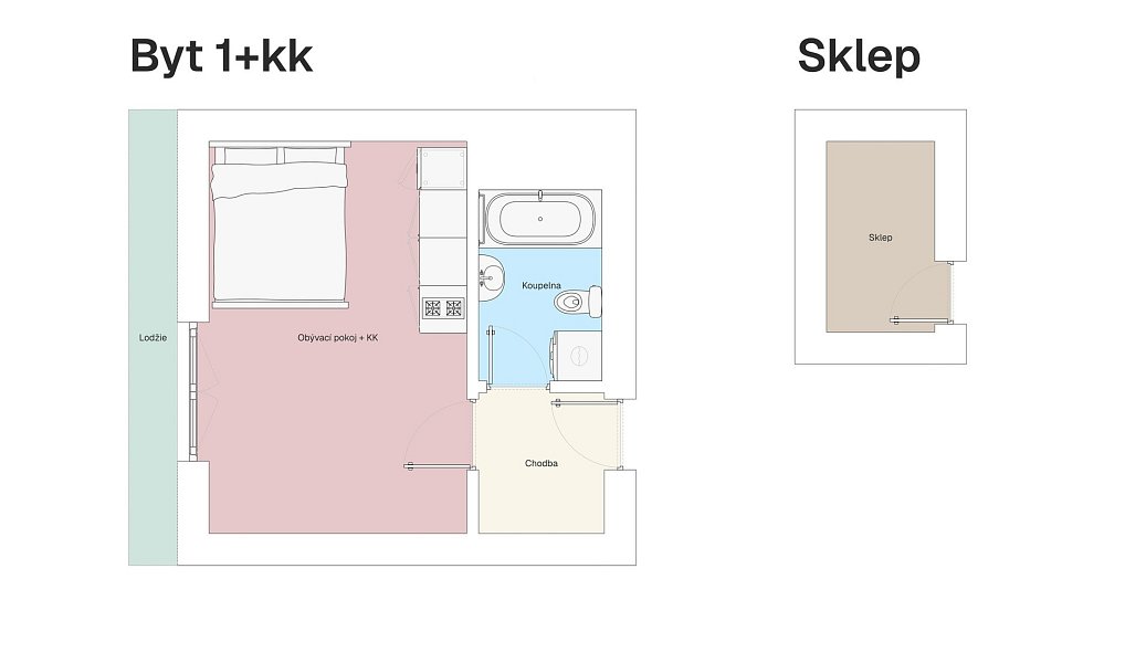Prodej bytu 1+kk 26 m², Plzeň – náhled fotky 11